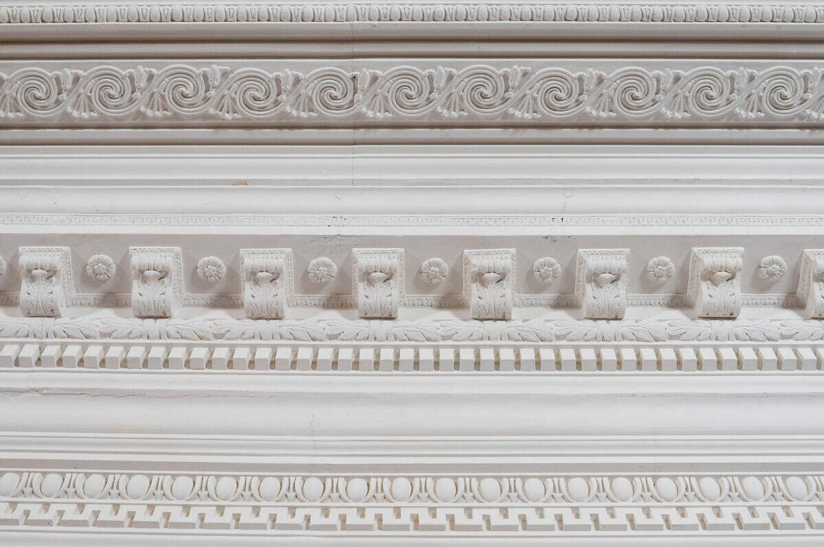 A cornice decoration in the new Bellefonte Borough office on Thursday, Dec. 5, 2024.