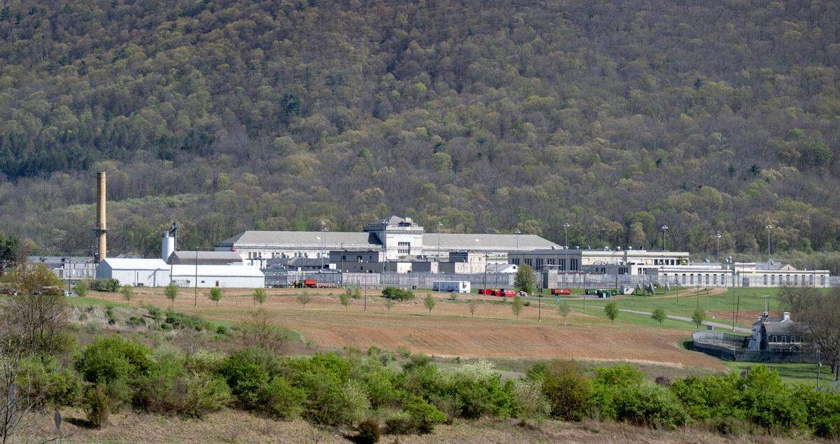 Rockview state prison and some of the land on the property on Monday, April 28, 2025.
