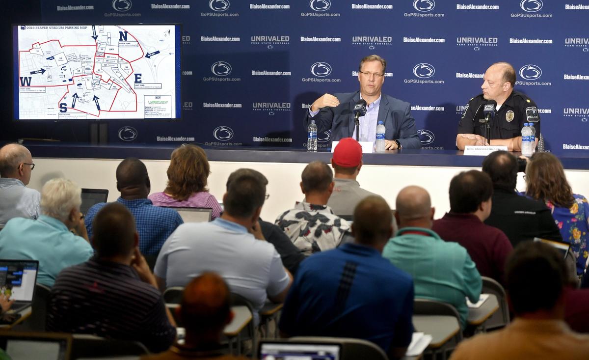 Don Jordan from SP+ and Bill Moerschbacher from Penn State University Police & Public Safety talk about the changes coming this season for parking around Beaver Stadium for Penn State football games.