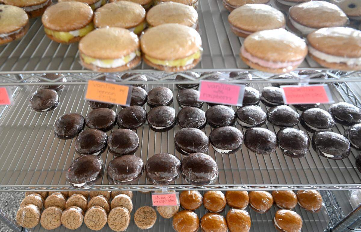 A variety of whoopie pies and deserts at The County Kitchen and Dutch Valley Bakery on Penns Valley Road on Friday, May 12, 2023.