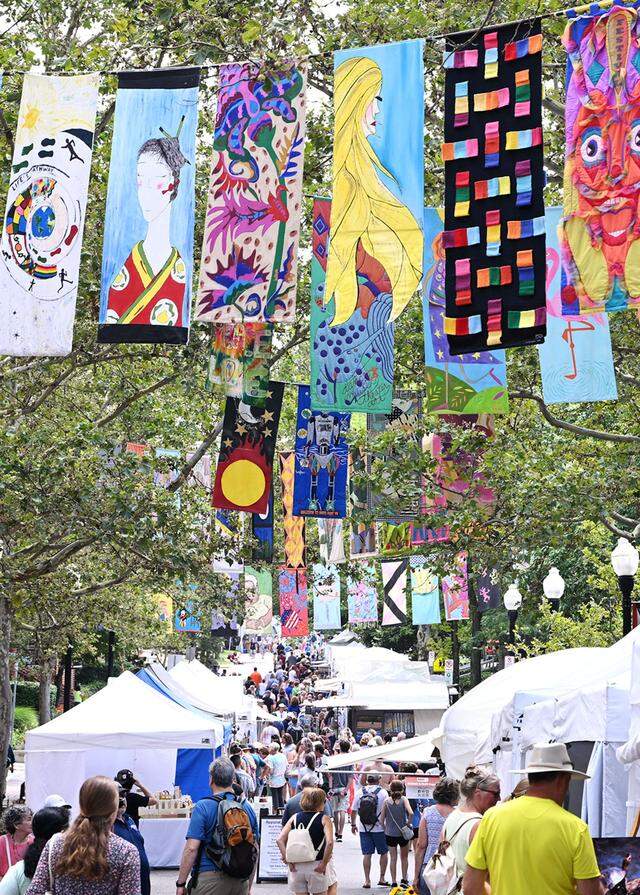 The 57th Central Pennsylvania Festival of the Arts in State College got underway Thursday, July 13, 2023. (For the CDT/Steve Manuel)