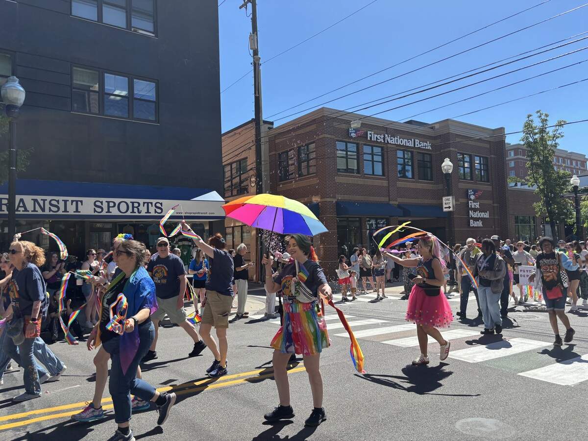 More than 1,000 marchers participated in State College Pride on Saturday, June 13, 2026.