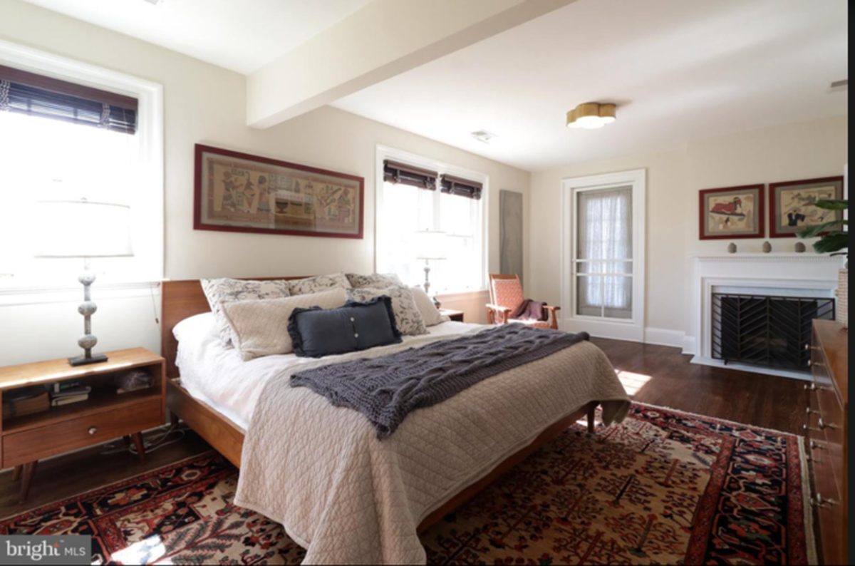 A bedroom of the State College home at 234 W. Fairmount Ave., which recently hit the market for $2.85 million.