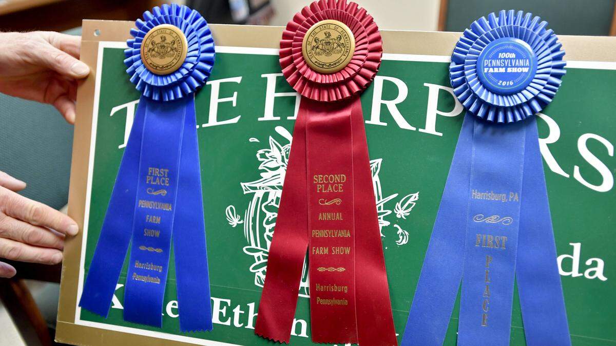 Students and businesses from Centre County placed in various categories at the Pennsylvania Farm Show in Harrisburg.