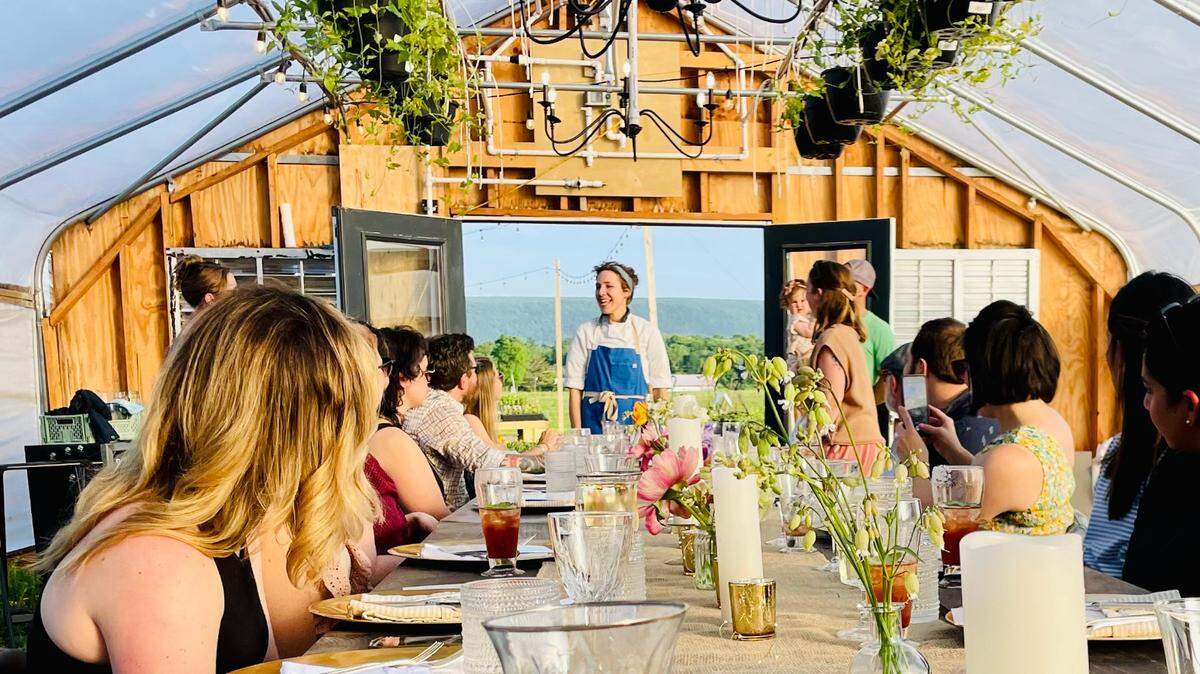 Full Moon Supper Club dinners are held across Centre County, showcasing local food and farms.