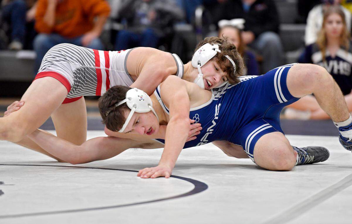 Bellefonte’s Gage Long is tied with one other wrestler in the county for the fastest fall, which is 12 seconds.