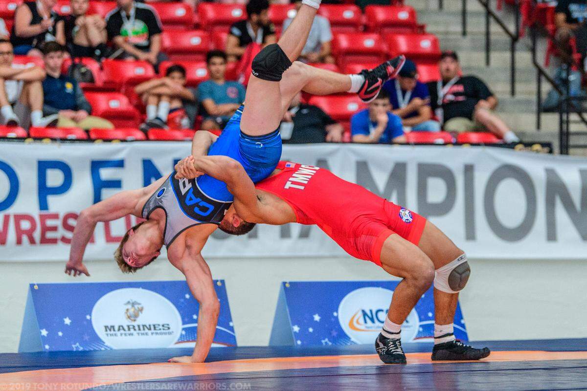 79kg Aaron Brooks, Hagerstown, MD (TMWC/ EAP) VPO Shane Griffith, Stanford, CA (Stanford - California RTC), 10-0