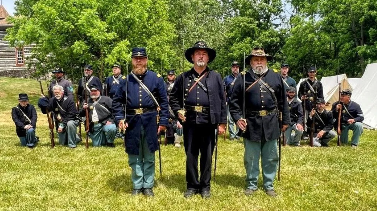 Reenactors are pictured at the 2025 Civil War Weekend in Bellefonte.