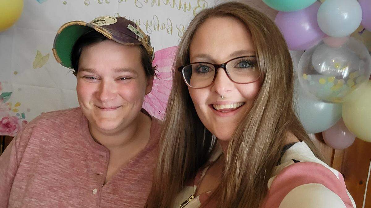 Anjelica Miele, left, and her wife Anna Case were involved in a crash Tuesday morning in Walker Township. Miele was killed and Case was treated for minor injuries.