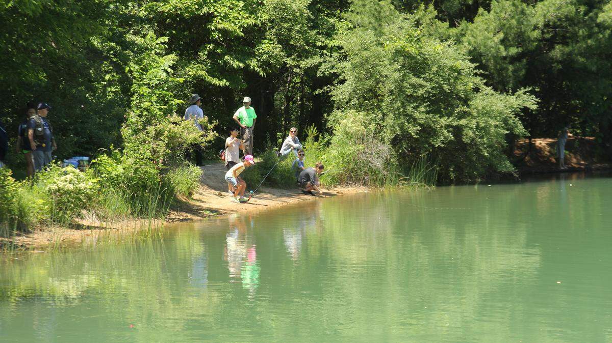 A scene from last year's Get Outdoors Family Fishing Picnic at Tussey Mountain pond.
