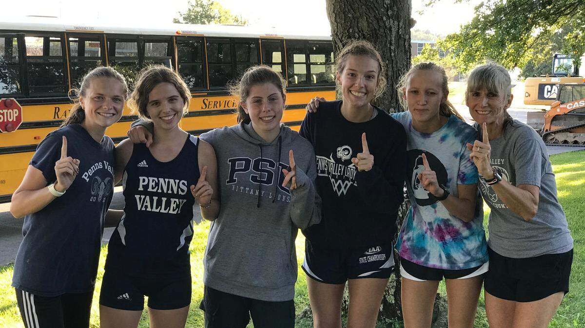 Penns Valley girls cross country secured its fifth consecutive Mountain League title by beating Clearfield and Tyrone on Tuesday to finish up the regular season with a perfect 6-0 league record.