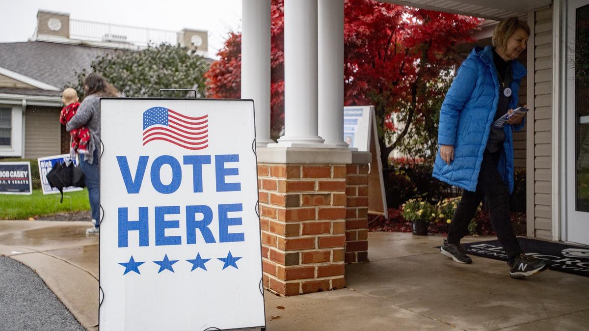 Morning rain didn’t stop voters at the precinct at Elmcroft on Election Day on Tuesday, Nov. 6 2018 in Centre County.