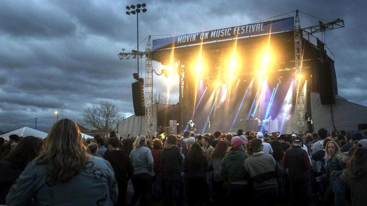 Movin’ On is pictured in 2019. The yearly concert is a celebration of the end of the spring semester at Penn State. 