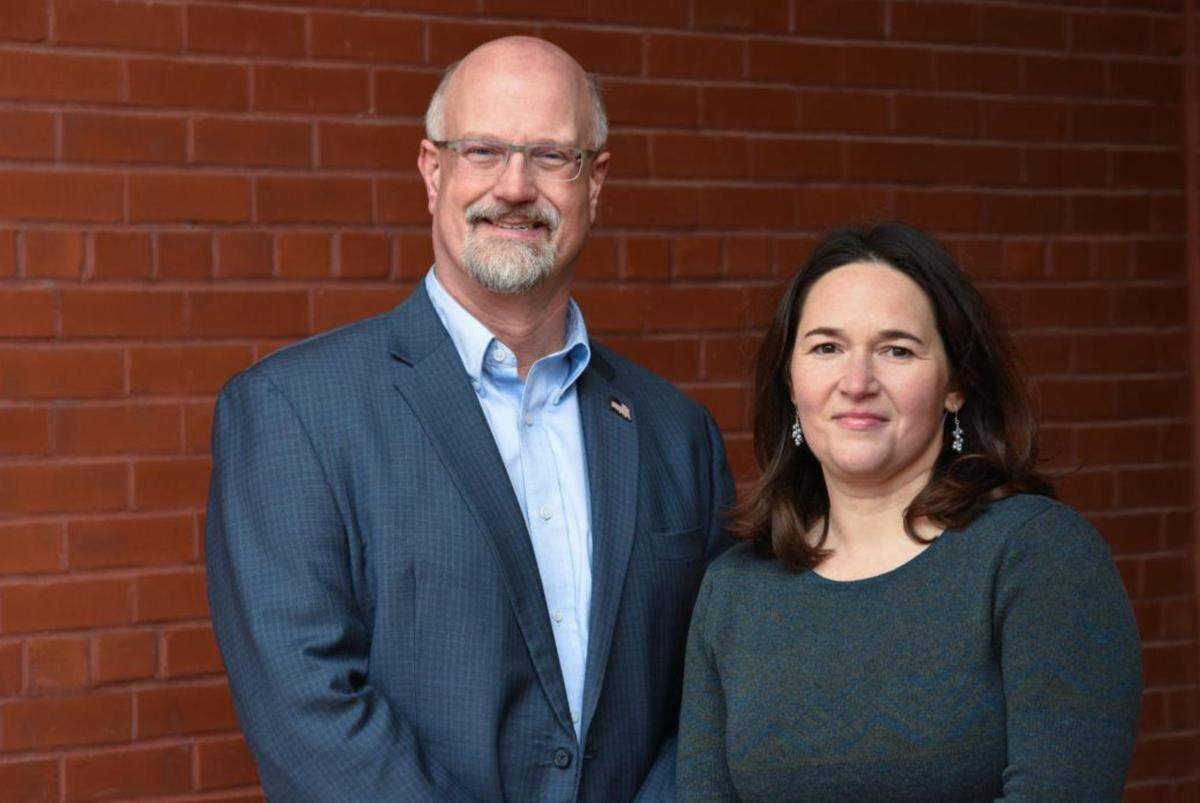 Centre County Commissioners Mark Higgins and Amber Concepcion will seek election as a team this year.