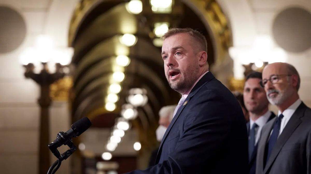 GOP state Rep. Bryan Cutler speaks at the Capitol