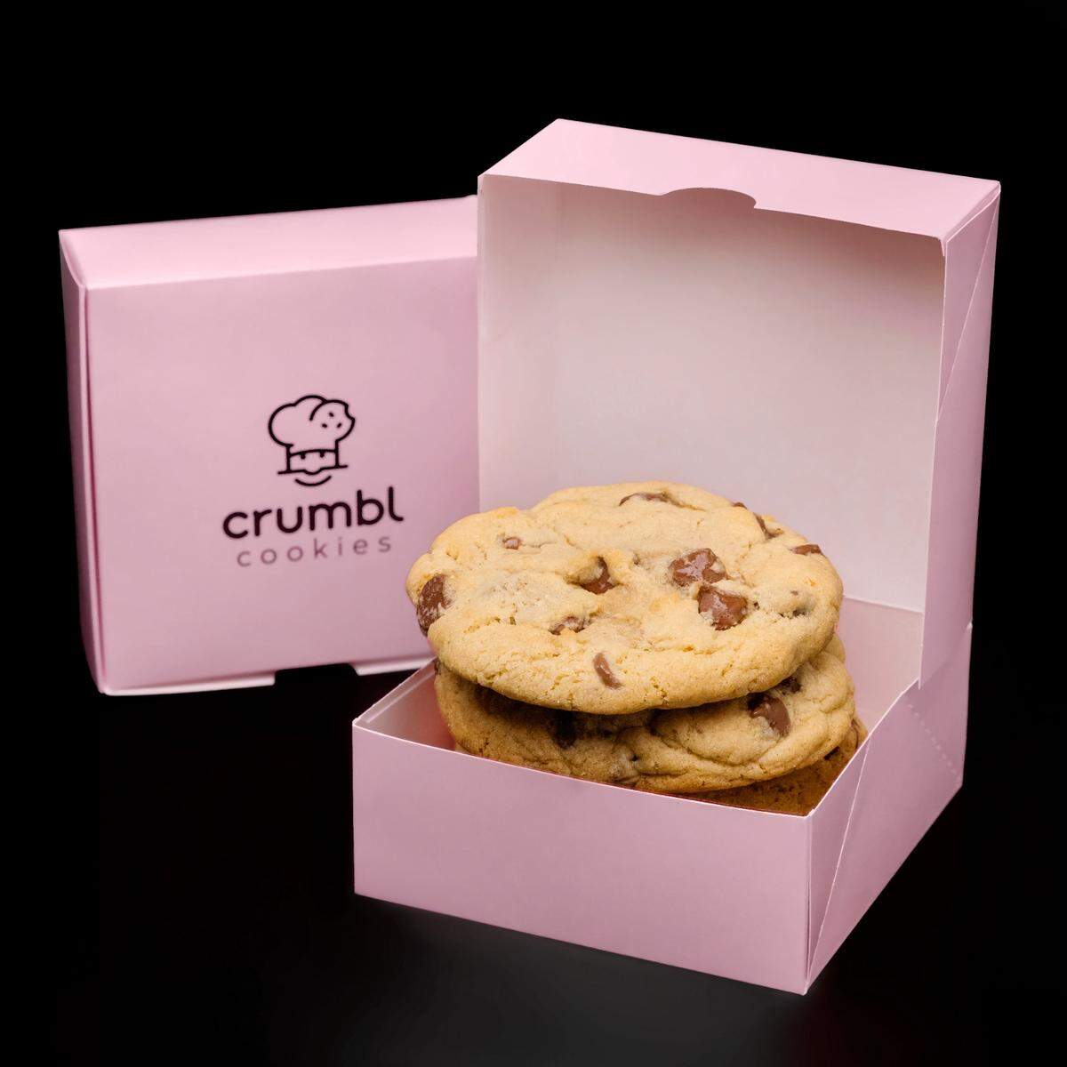 Crumbl Cookies are available via delivery, curbside pickup or in-store purchase.