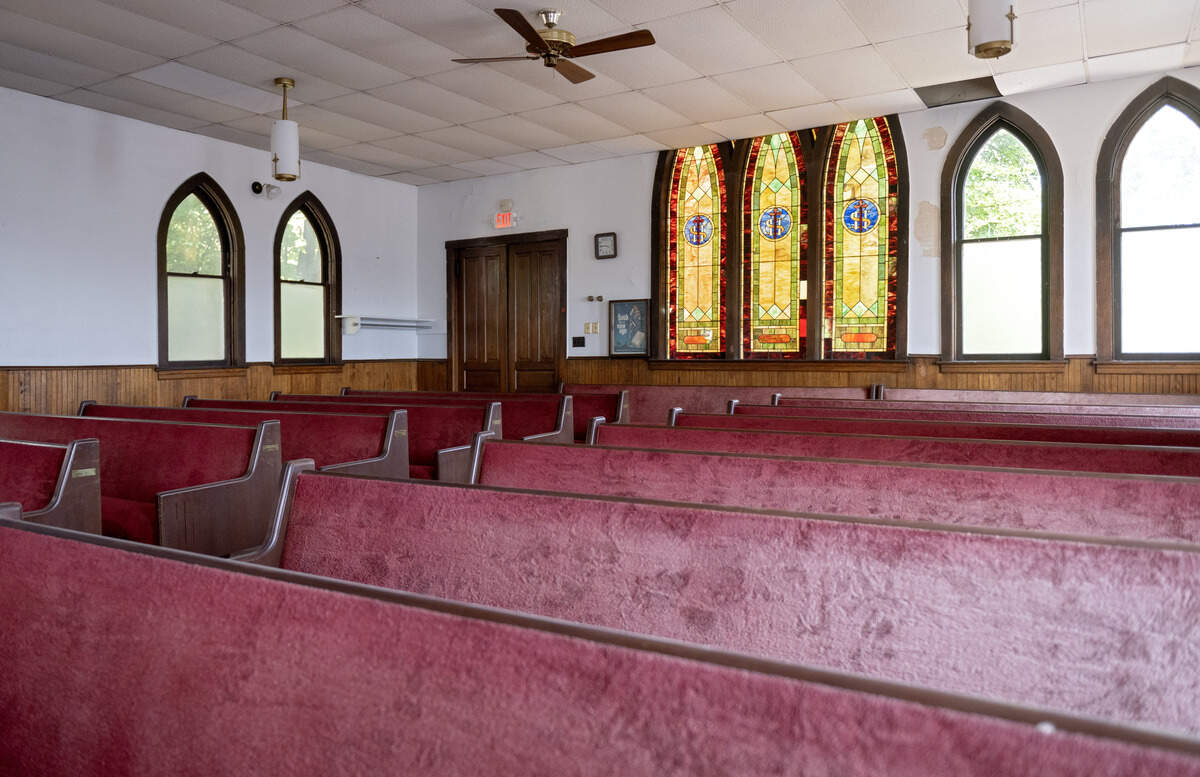 Inside St. Paul African Methodist Episcopal Church in Bellefonte on Wednesday, June 17, 2026.
