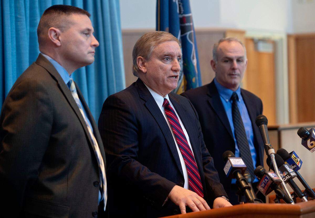 State College police Chief John Gardner releases information and a timeline of a shooting that occurred on Jan. 24 in State College during a news conference.