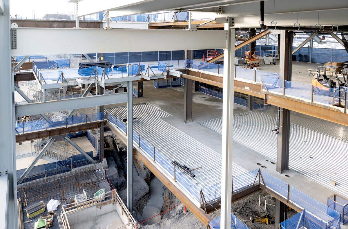 Construction that will be ongoing on the west side of Beaver Stadium on Friday, Aug. 29, 2025.  