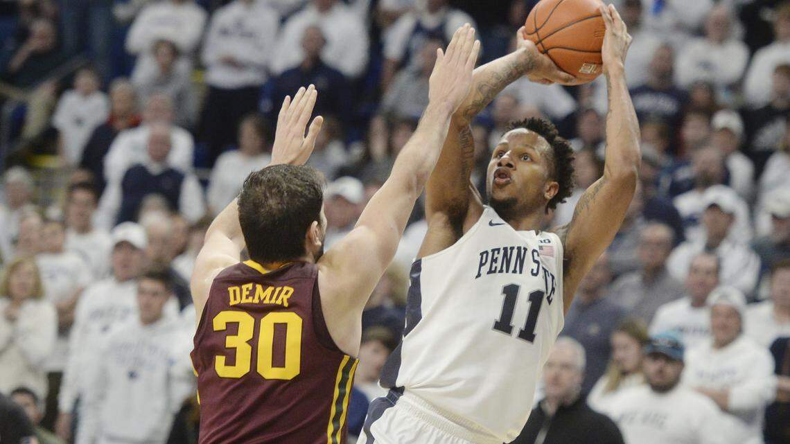 Without Myreon Jones, Penn State basketball’s Lamar Stevens steps up to deliver career-high performance