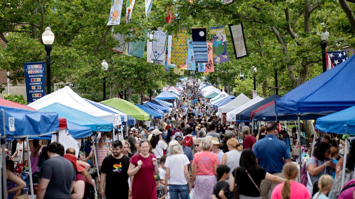Arts Fest Children and Youth sidewalk sale closes early after threat of severe storms