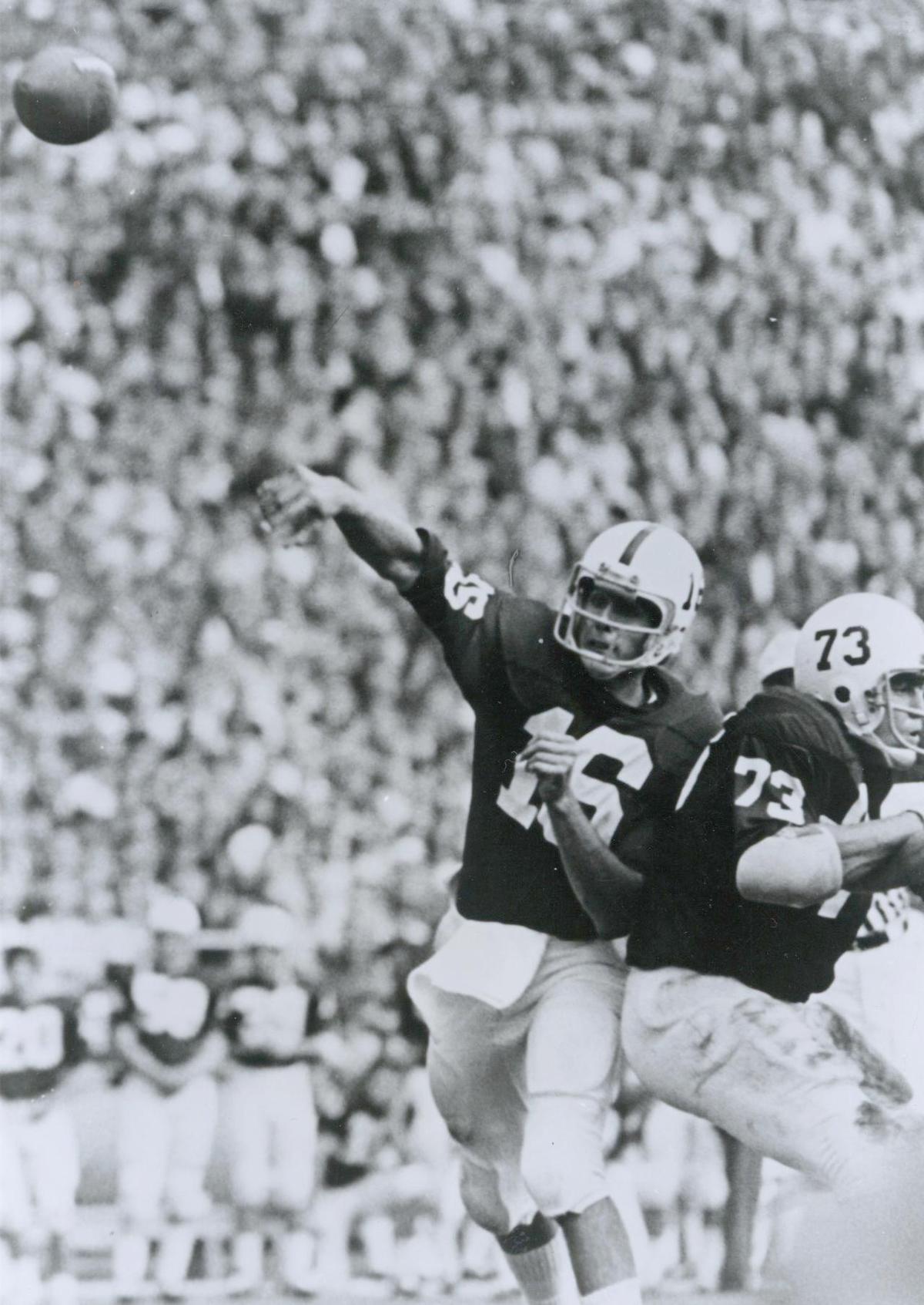 Penn State quarterback John Hufnagel played from 1970 to 1972 and was a first-team All-American.