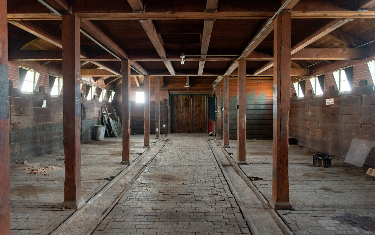 The horse stables will be converted into a tasting room.
