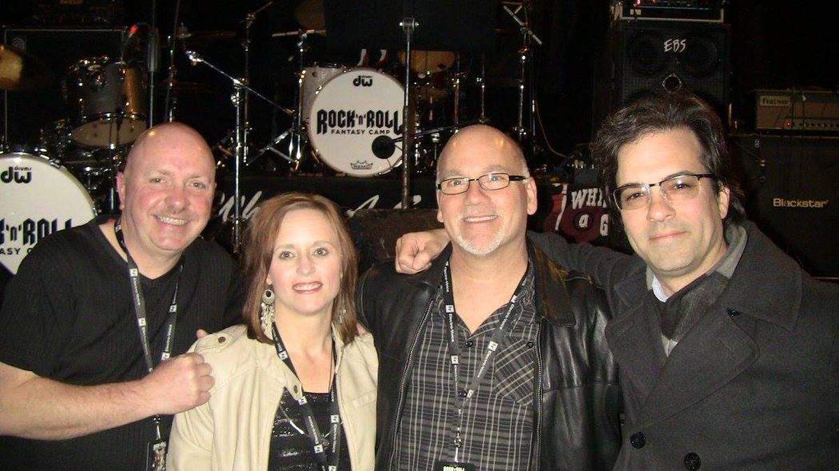 Friends of Lithium, which consist of Martin Sheridan on bass, Fred Metzger on drums, Henry Chiarkas on guitar, and Nichol Sheridan on vocals and percussion, will entertain crowds with their core act, which is a smattering of songs from the '90s. (Photo courtesy of Friends of Lithium)