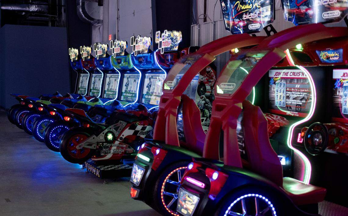 A row of games at the Clubhouse Family Fun Centre at Nittany Valley Sports Centre on Thursday, March 5, 2026. 