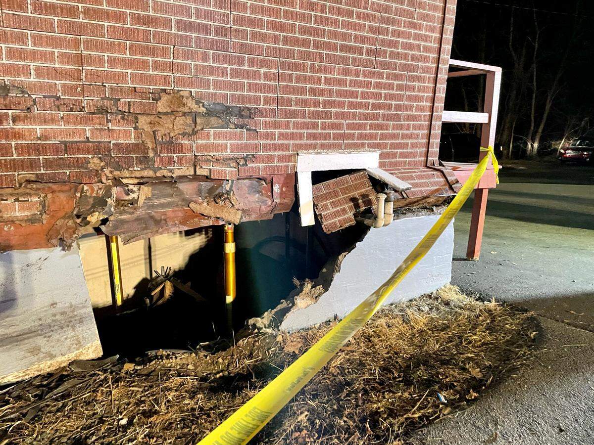 A drunk driver crashed their truck into the Port Matilda Borough Building late Tuesday night.