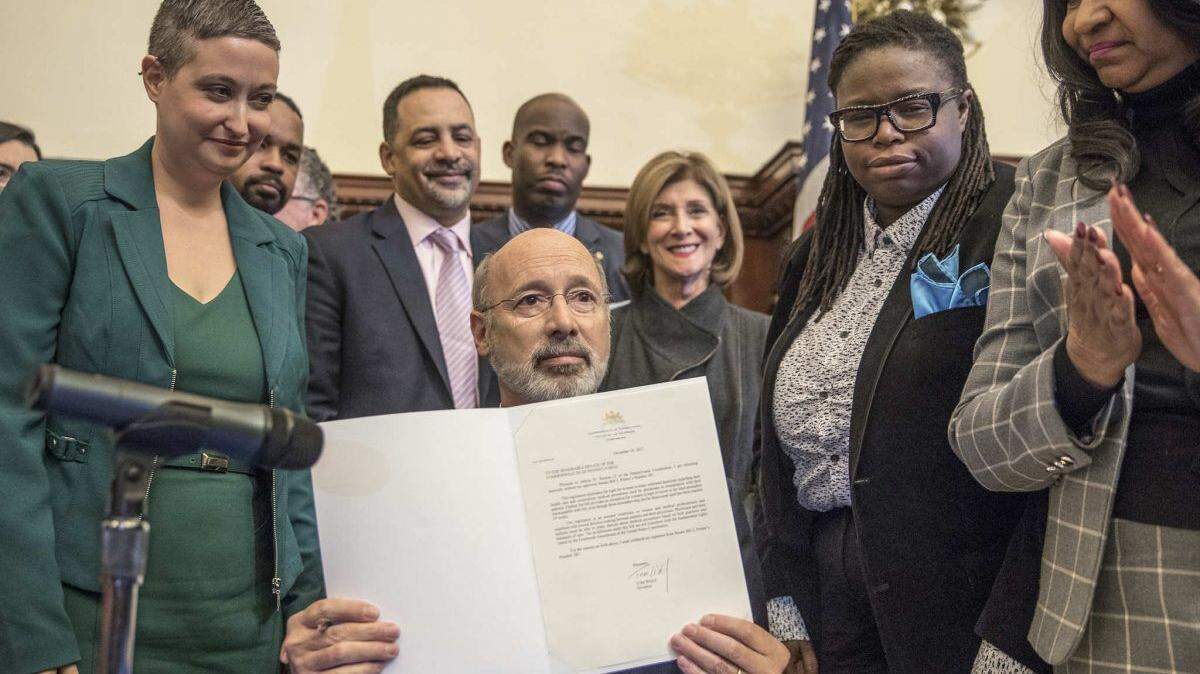 Pennsylvania Gov. Tom Wolf in 2017 vetoed legislation that would ban abortion after 20 weeks.