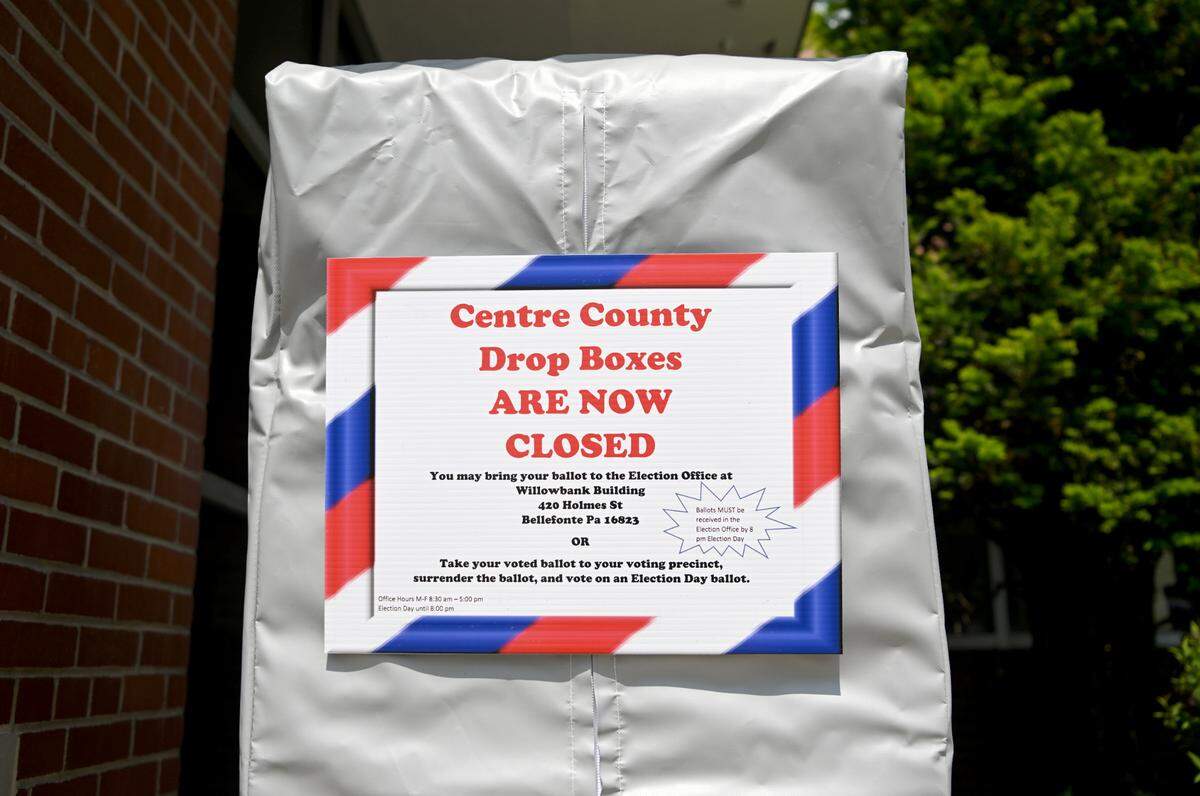 The Centre County drop boxes are now closed for the primary election.