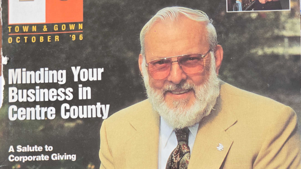Charles Mong appearing on the cover of a 1996 issue of the Town & Gown Magazine for his achievements in Centre County tourism. Mong passed away on March 29, 2025. Photo submitted by MaryAnne Mong.