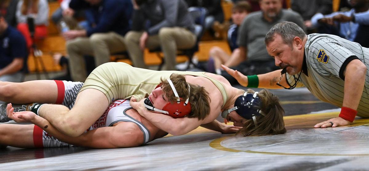 Bald Eagle Area’s Coen Bainey added his second 11-second pin of the year on Saturday.