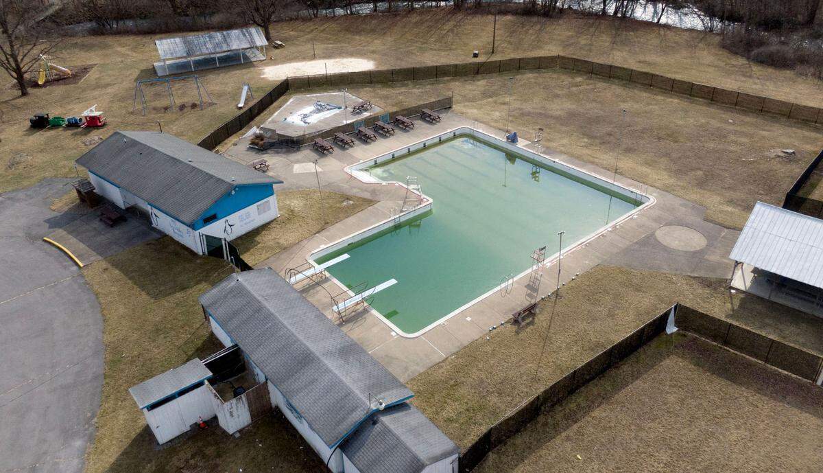 Millheim Pool at Soldiers and Sailors Memorial Park on Wednesday, March, 12, 2025.