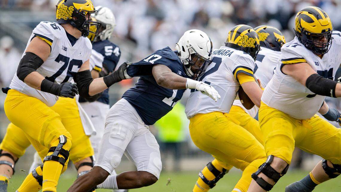 Arnold Ebiketie becomes second Nittany Lion to go in 2022 NFL Draft. What to know