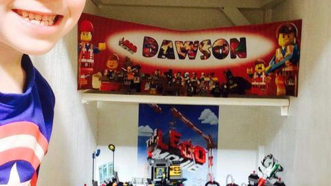  Jessica Lomison‘s photo of Dawson and his Lego booth won the CDT Grange Fair selfie contest.
