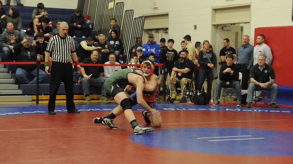 St. Joseph’s Catholic Academy’s Caleb Dowling is one of six Wolves wrestlers to earn a No. 1 seed for the District 6 Class 2A tournament. Dowling is the reigning 138-pound champion and will aim to add a 145-pound title this weekend.