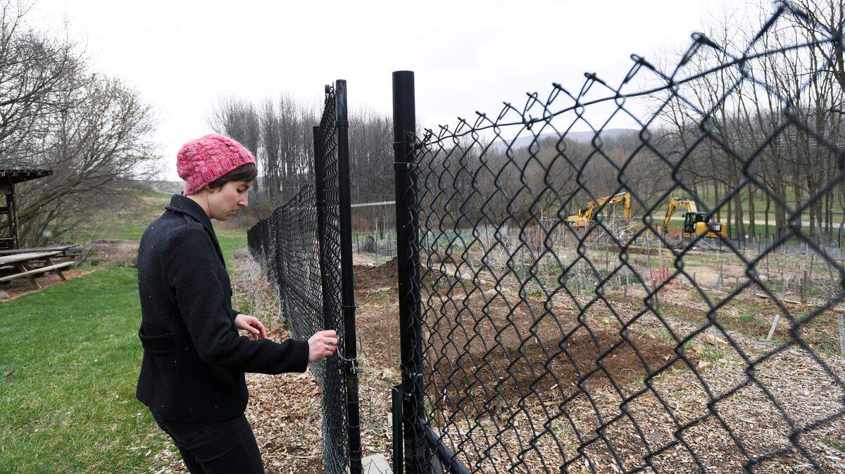 Emily Sandall is the president of the Penn State Community Garden, which offers plots to students and community members. The Penn State garden is one of several local options available to community members who want a place to garden.