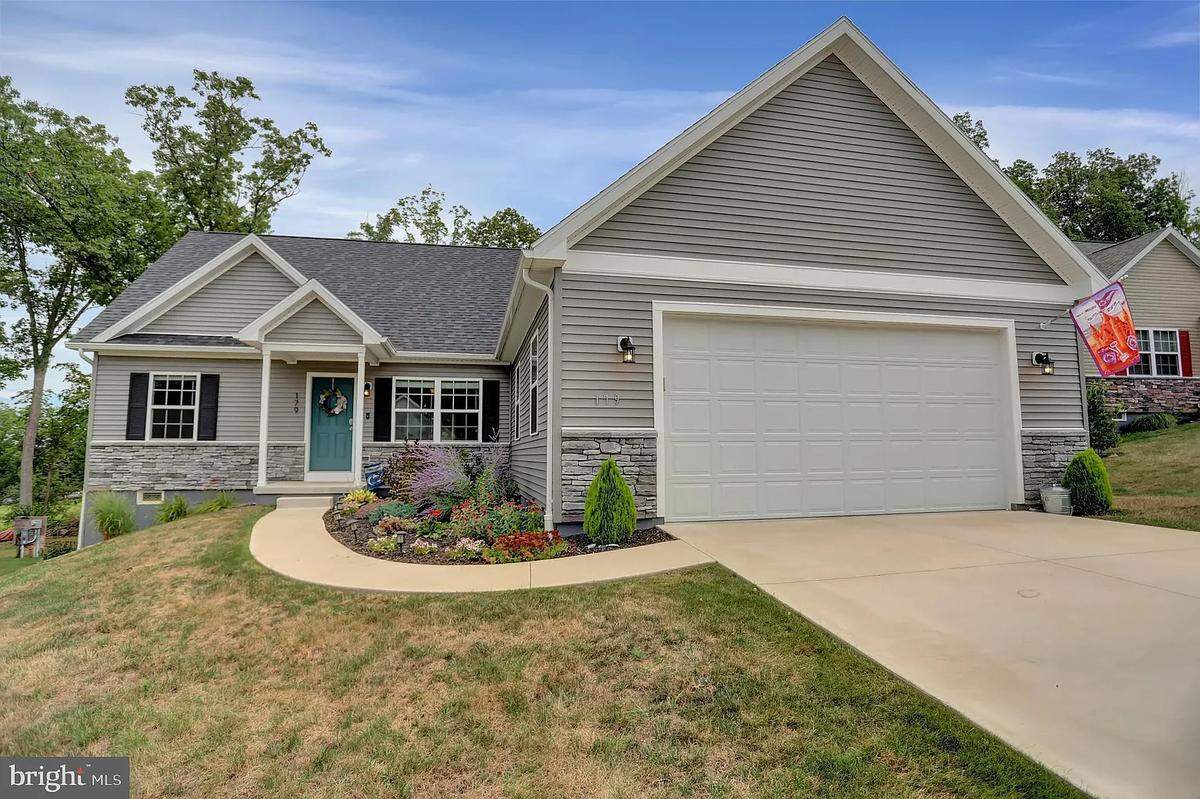A front-facing view of the home at 179 Timberwood Trail in Centre Hall. Photo shared with permission from home’s listing agent, Brian Rutter of Keller Williams Advantage Realty.