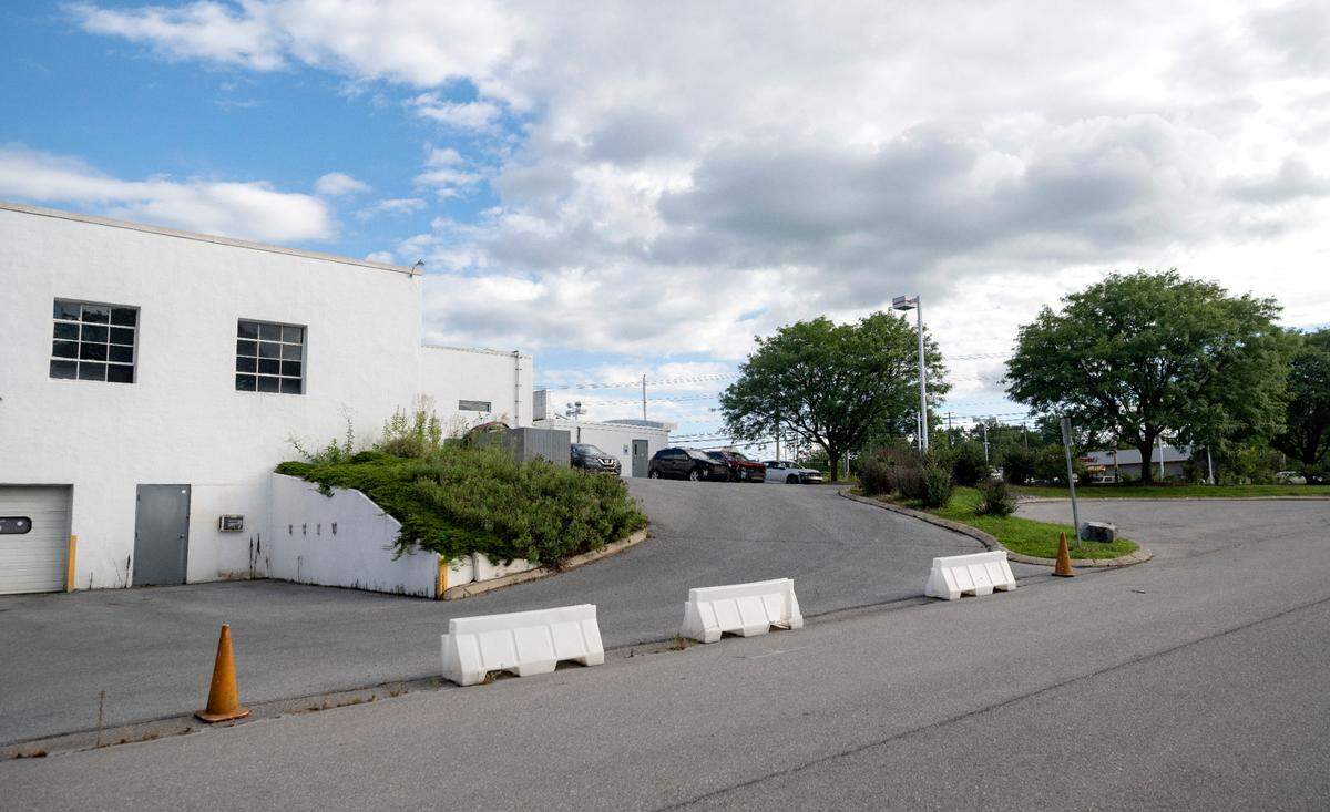 The back of the property at 169 W. Aaron Drive in State College also opens up onto Suburban Avenue, a residential street.