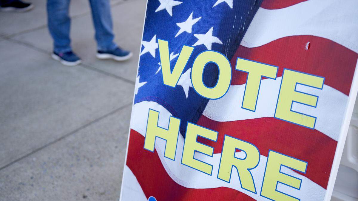 Voters leave the Ferguson Township Building precinct on Election Day on Tuesday, Nov. 4, 2025.