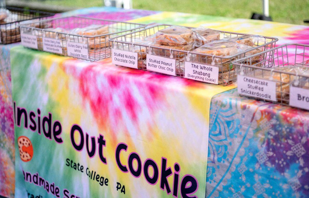 Inside Out Cookies at the Pine Grove Mills Farmers Market on Thursday Aug. 25, 2022.