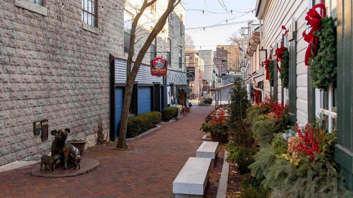 The walkway between Calder Way and College Avenue that runs past The Tavern will be be renamed Pat Daugherty Walkway.