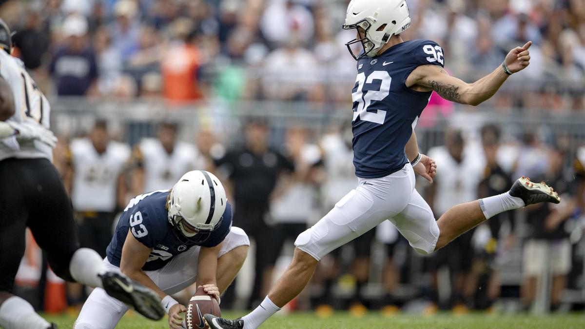 Penn State freshman kicker Jake Pinegar was perfect on a pressure-filled afternoon last weekend. He’ll be tested again at Pitt.