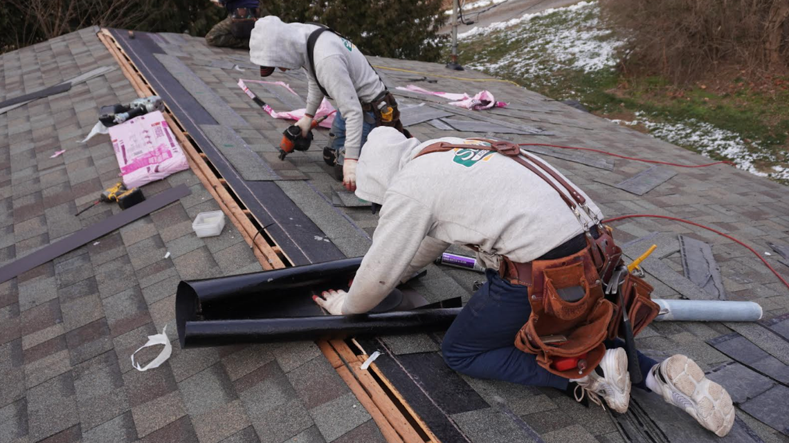 National project returns to Centre County to give veteran free roof. ‘Absolute blessing’