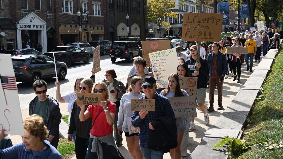 More than 1,500 gather for ‘No Kings’ protest in State College. What they said