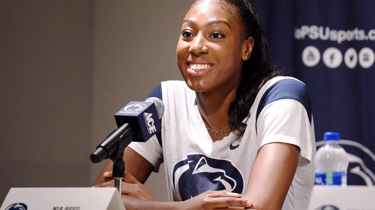 Outside hitter Nia Reed and her ninth-ranked Penn State women’s volleyball team will play Rutgers Wednesday at 7.