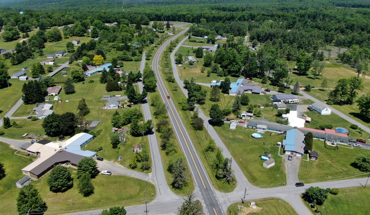 An aerial view of Pine Glen on Friday, June 5, 2026.