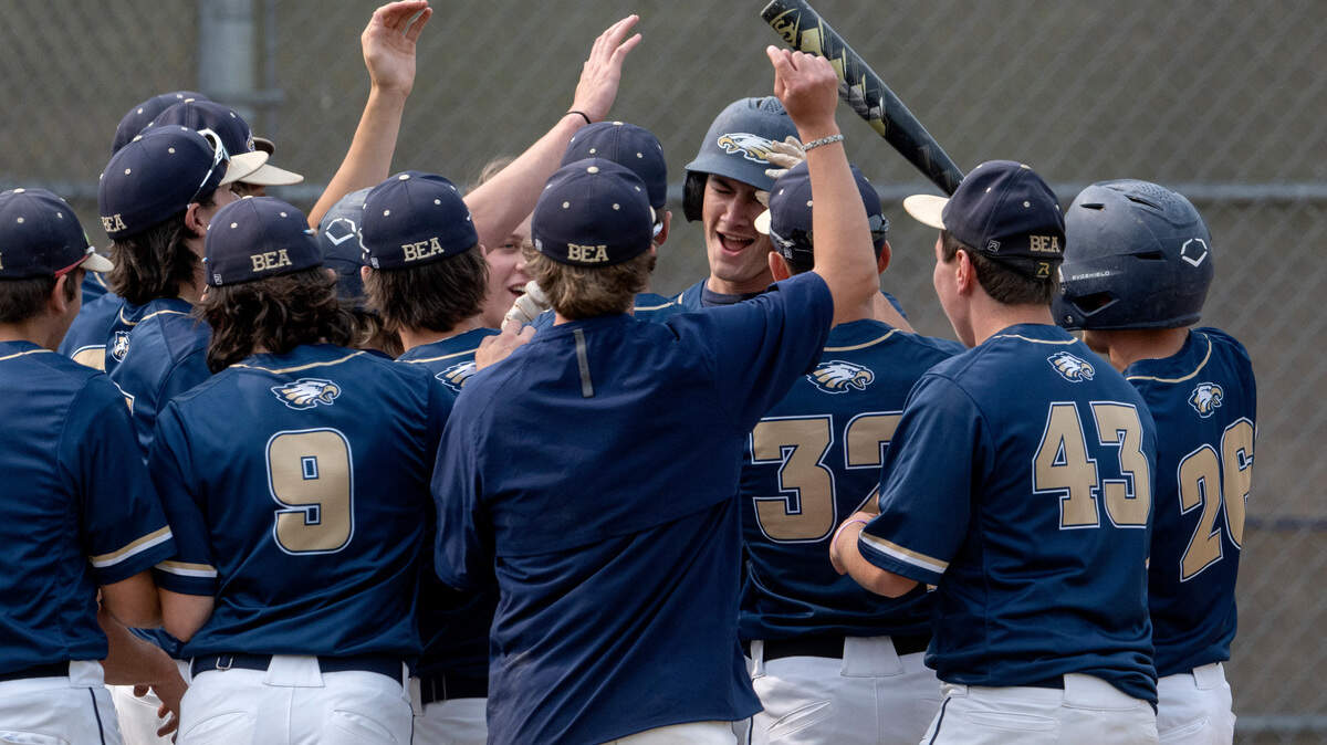 Bald Eagle Area, pictured last week after the first round of the PIAA class 2A baseball playoffs, topped Sharpsville, 1-0, on Monday in the PIAA Class 2A baseball semifinals. The Eagles head to the finals on Friday at 10:30 a.m.